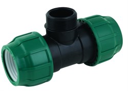 Тройник 32*3/4Н*32 Poelsan - фото 22372