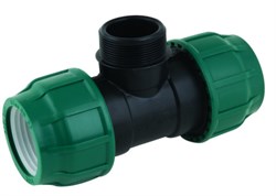 Тройник 50*1 1/4Н*50 Poelsan - фото 22377